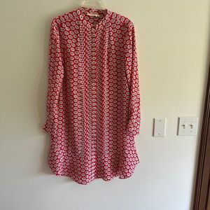 Tory Burch Cora Dress In Nantucket Red
